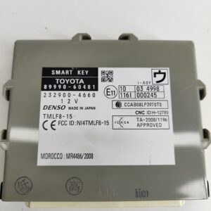 TOYOTA LAND CRUISER J15 Smart Key Control Unit 89990-60481 2.8 23843337